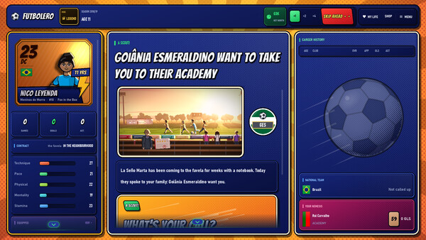 Futbolero: Football Career Simulator screenshot 14