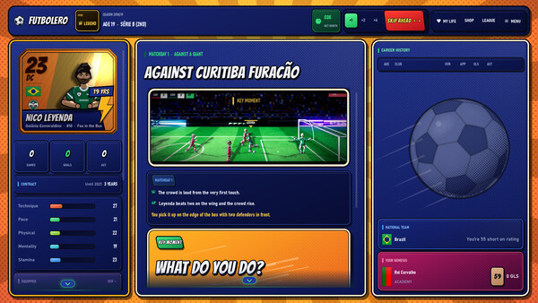 Futbolero: Football Career Simulator screenshot 19