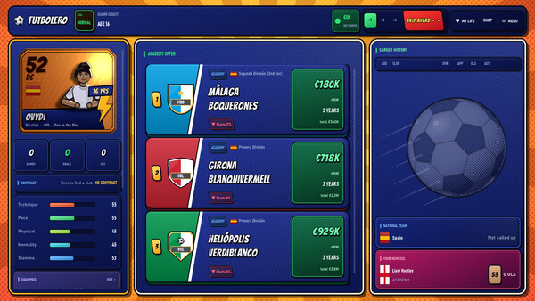 Futbolero: Football Career Simulator screenshot 23