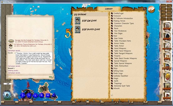 Fantasy Grounds - 50 Fathoms (Savage Worlds)