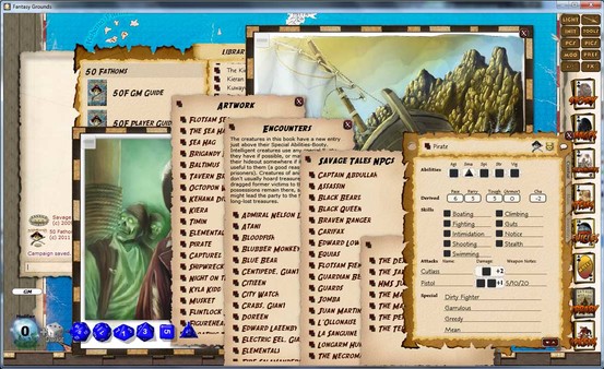 Fantasy Grounds - 50 Fathoms (Savage Worlds)