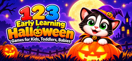 123 Early Learning Halloween Games for Kids, Toddlers, Babiesの作品画像