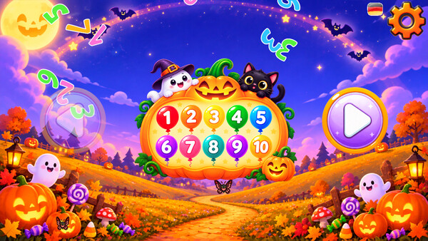 123 Early Learning Halloween Games for Kids, Toddlers, Babies screenshot 7