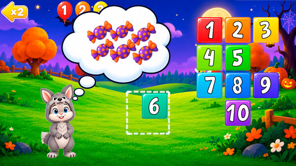 123 Halloween Early Learning Games for Kids, Toddlers, Babies 1+ screenshot 6