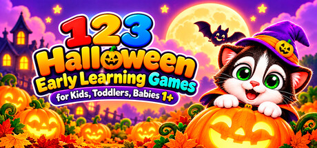 123 Halloween Early Learning Games for Kids, Toddlers, Babies 1+