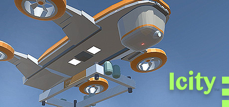 Icity - a Flight Sim ... and a City Builder — Steam header