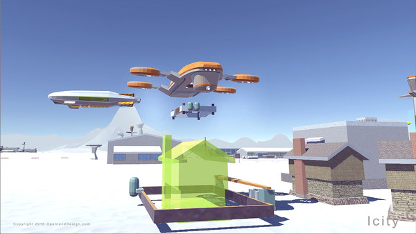 Icity - a Flight Sim ... and a City Builder