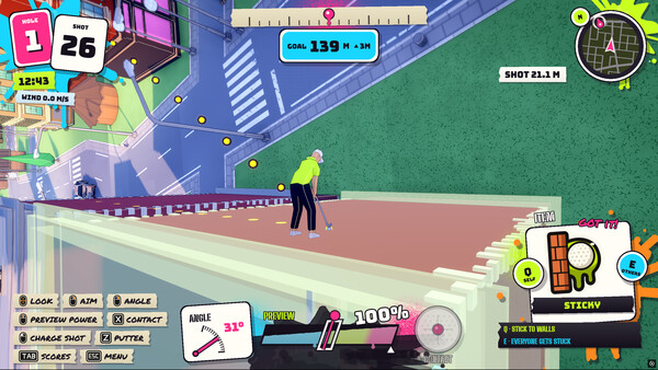Screenshot of Crazy City Golf
