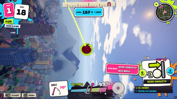 Screenshot of Crazy City Golf