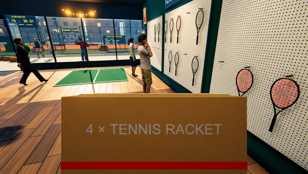 Tennis & Padel Shop Simulator screenshot 1