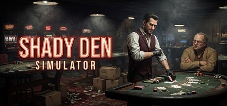 Shady Den Simulator — Steam header