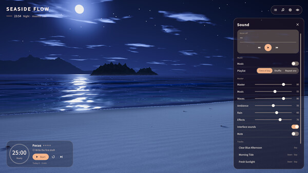 SEASIDE FLOW: Chill & Focus screenshot 5