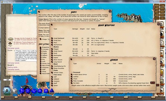 Fantasy Grounds - 50 Fathom's Player's Guide (Savage Worlds)