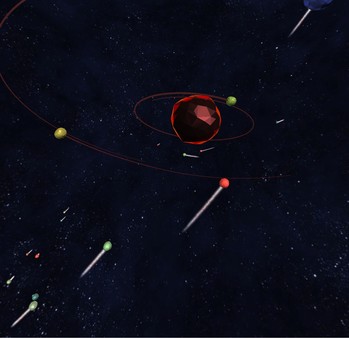 Screenshot z Chunky Orbits