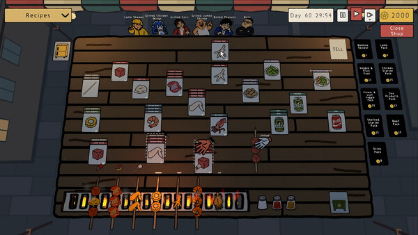StackBBQ: Chinese Skewer Simulator screenshot 2