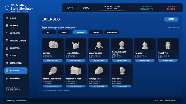 3D Printing Store Simulator screenshot 5