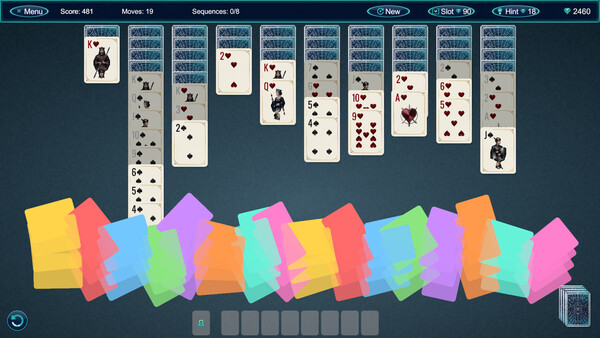 WebBound Solitaire screenshot 3