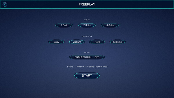 WebBound Solitaire Screenshot
