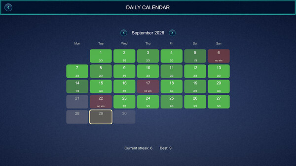 WebBound Solitaire Screenshot