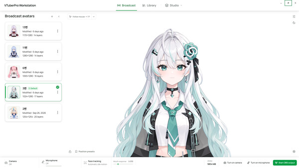 VTuberPro Workstation screenshot 1