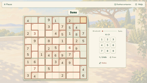 Screenshot of Sudoku Unlimited