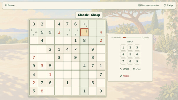 Screenshot of Sudoku Unlimited