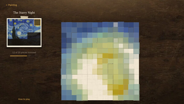 The Restoration Studio: Masterpiece Nonograms screenshot 8