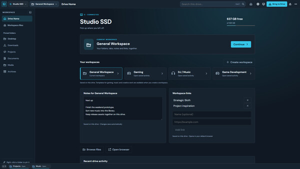 DriveDeck screenshot 1