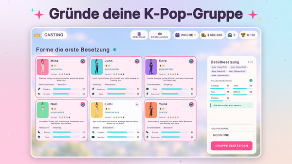 KPOP Idol Factory 스크린샷 1
