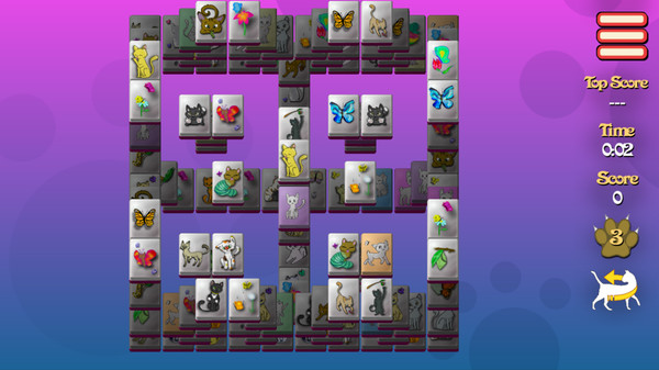 Screenshot z Meow-Jong Solitaire