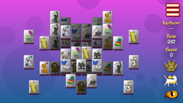 Screenshot z Meow-Jong Solitaire
