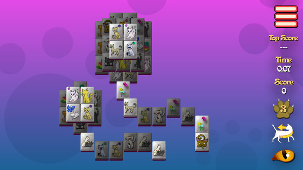 Screenshot z Meow-Jong Solitaire