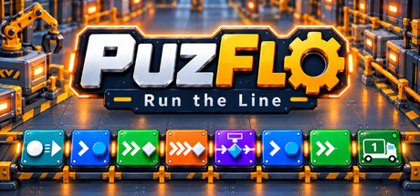 PUZFLO: Run the Line — Steam header