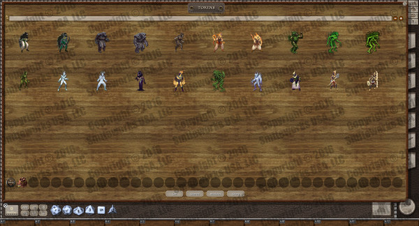 Fantasy Grounds - New Gods of Mankind - Anointed: Token Pack - Gods of Naalrinnon Pack