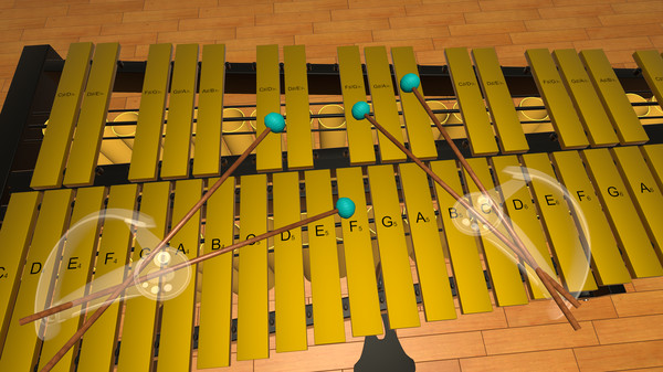 Screenshot z Percussive VR Screenshot z Percussive VR