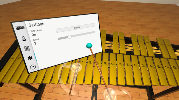 Screenshot z Percussive VR Screenshot z Percussive VR