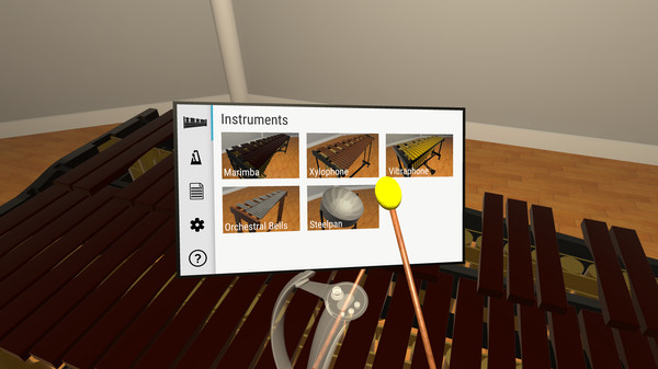 Screenshot z Percussive VR Screenshot z Percussive VR