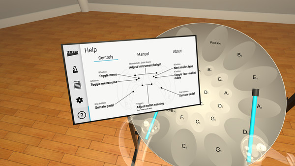 Screenshot z Percussive VR Screenshot z Percussive VR