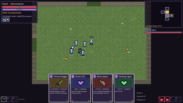 Screenshot of Deckbound