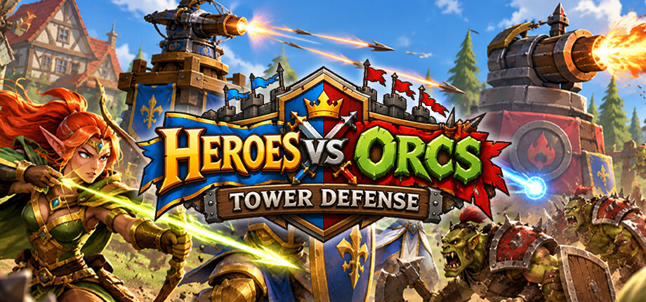 Heroes vs Orcs: Tower Defense header image