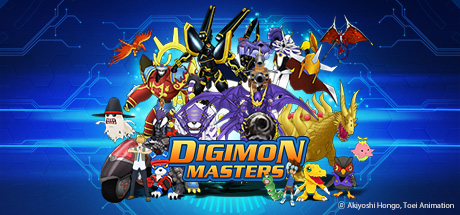 Steam header art for Digimon Masters Online