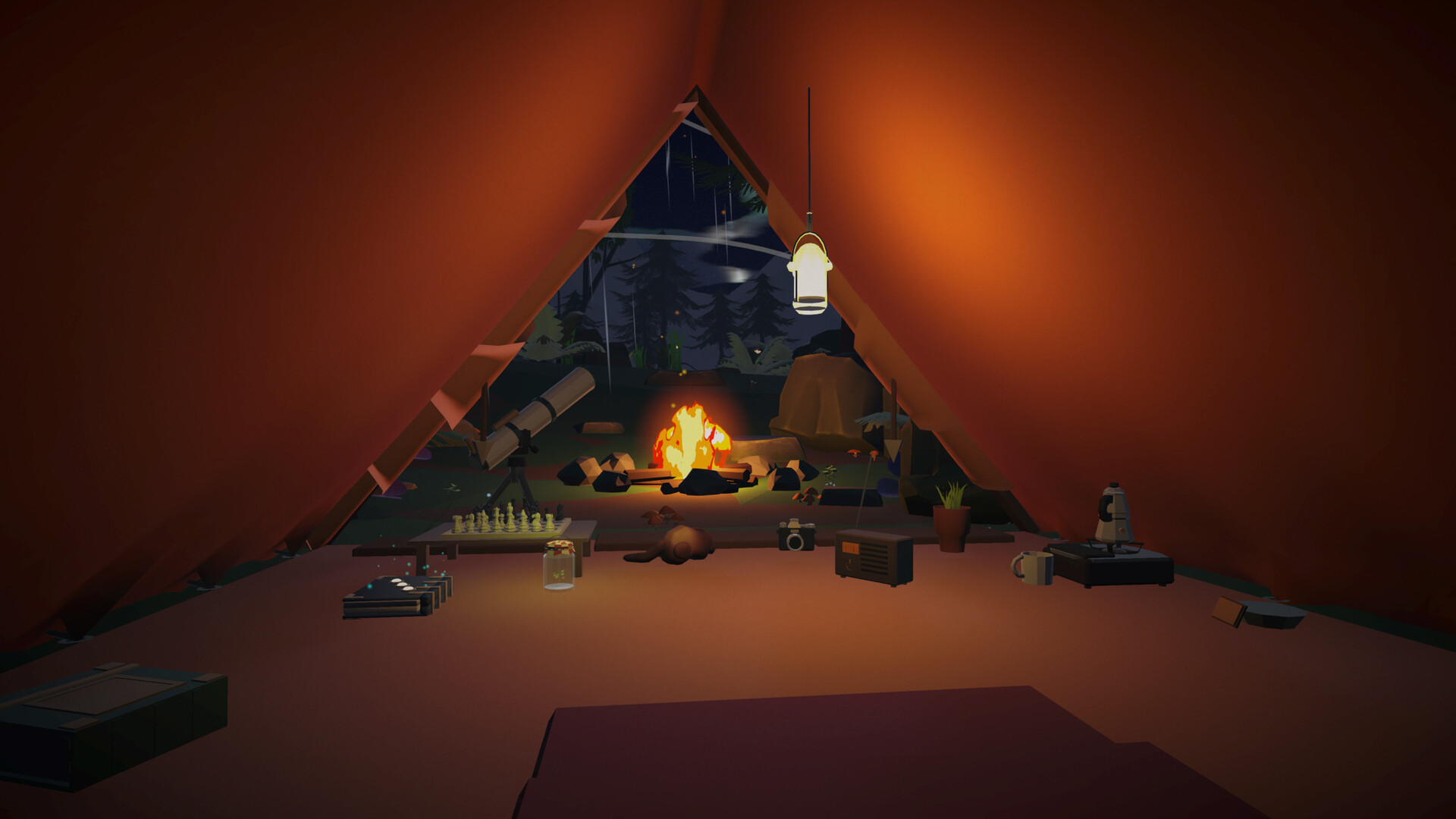 Cozy Tent 遊戲畫面 1