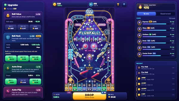 Flux Fall screenshot 1