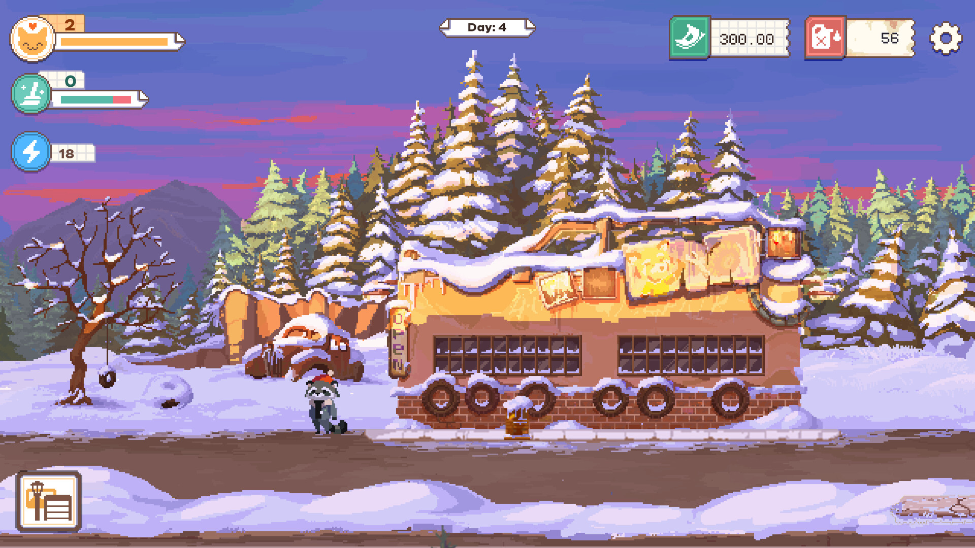 『最後のガソリンスタンド: Winter Resort(The Last Gas Station: Winter Resort)』のスクリーンショット