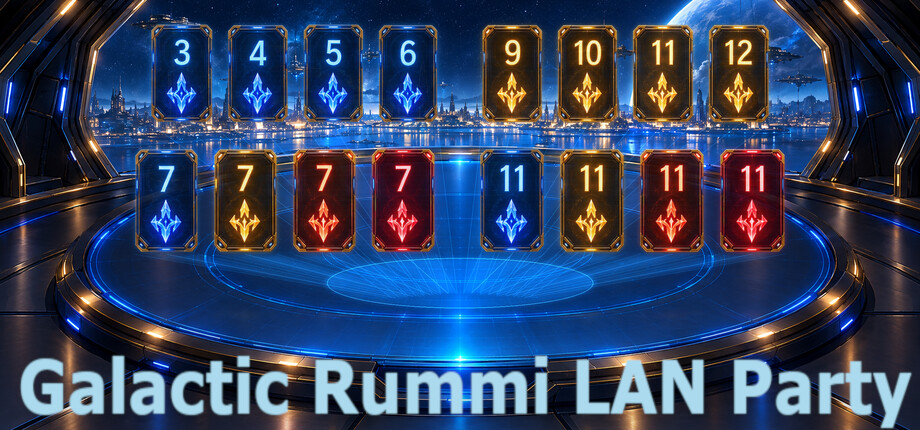Galactic Rummi LAN Party header image