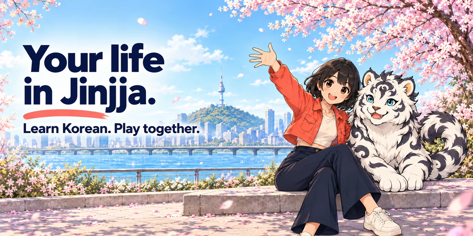 Your life in Jinjja. Learn Korean. Play together.
