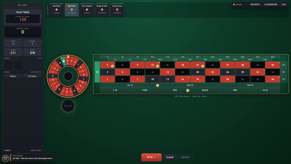 Screenshot of Dealer's Choice