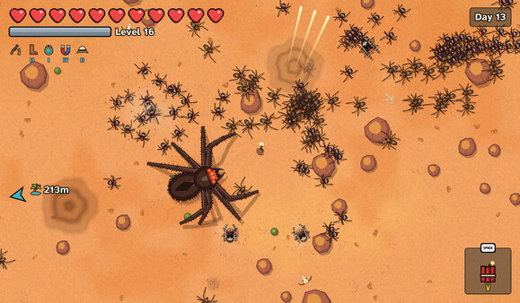 Lost in the Desert with Giant Spiders
