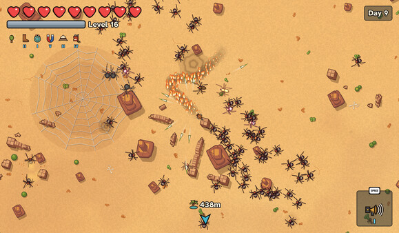 Lost in the Desert with Giant Spiders