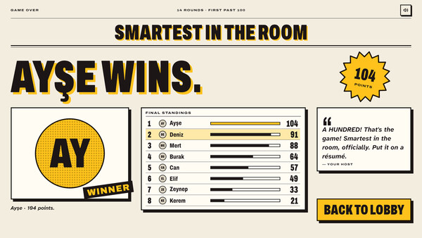 Smartest in the Room — 11